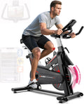 Exercise Bike, Wenoker Magnetic Resistance Stationary Bike for Home App Sync Indoor Bike with 350lbs Weight Capacity, Tablet Holder and Fitness Courses for Weight Loss
