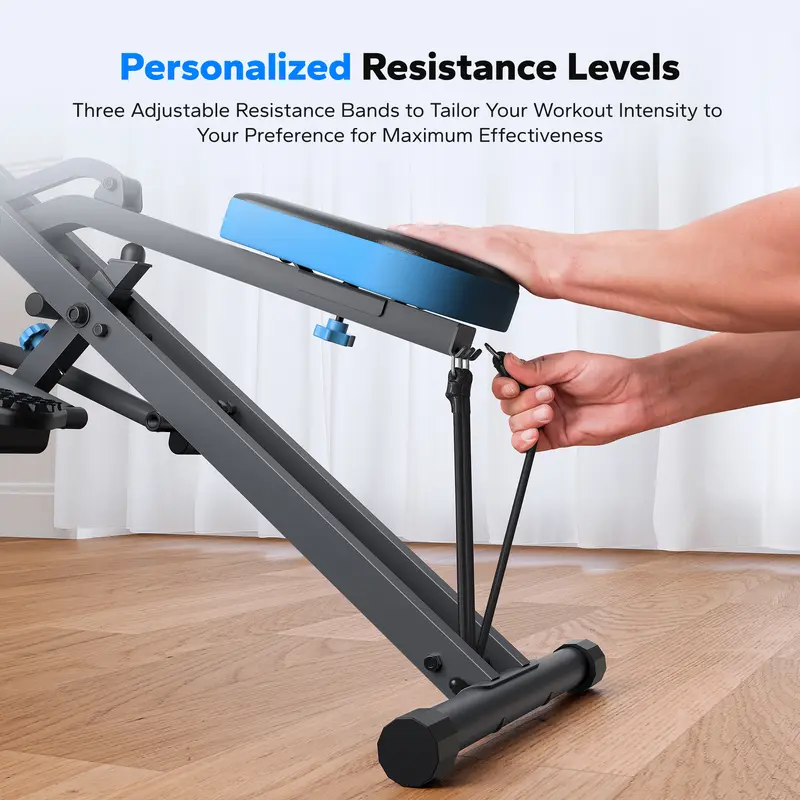 MERACH™ Row & Ride Squat Assist Trainer — Ultimate Glutes & Leg Sculpting Machine | Adjustable Resistance, Foldable Design, 350lbs Capacity | Full-Body Workout Solution for Home Fitness