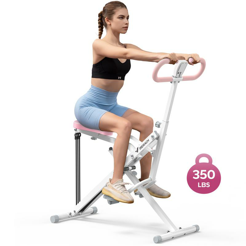 MERACH™ Row & Ride Squat Assist Trainer — Ultimate Glutes & Leg Sculpting Machine | Adjustable Resistance, Foldable Design, 350lbs Capacity | Full-Body Workout Solution for Home Fitness